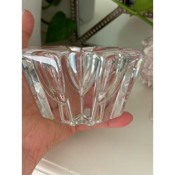 Orrefors Anna Ehrner Cross Crystal Votive Holder - Picture 9 of 10